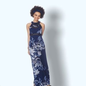 Emerald Sundae Floral Dress Women’s Blue Size M